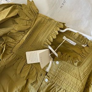 DOEN CHAMBERY TOP -- OREGANO SIZE XSMALL NEW WITH TAGS AND NEVER WORN